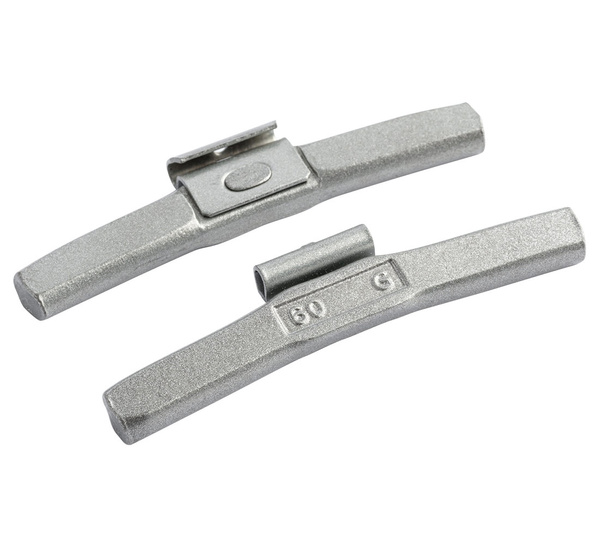 Masses à clipser - jantes acier - FE - 60g - 50pces