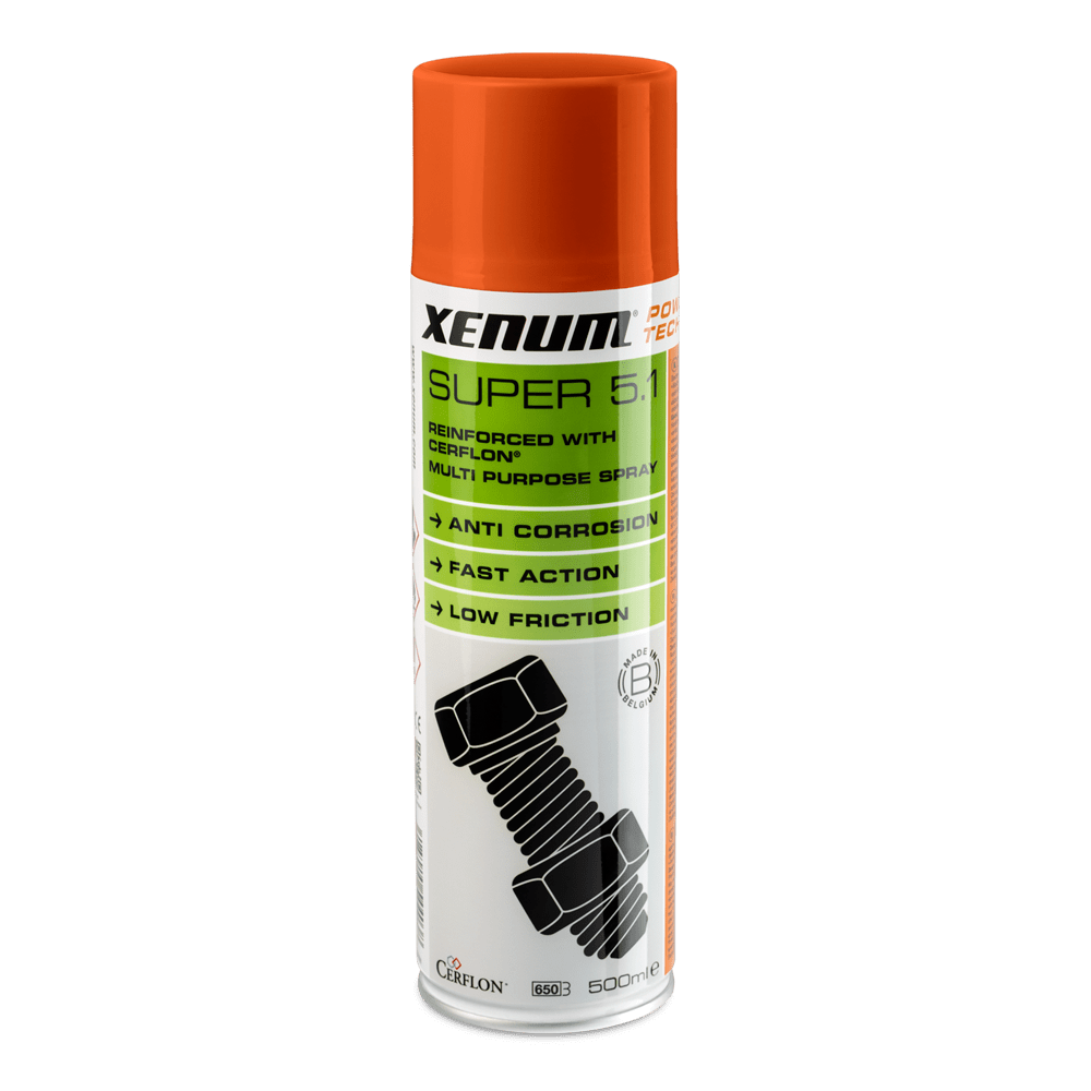 Xenum Super 5.1 500ml / Spray lubrifiant multifonction à base de Cerflon®