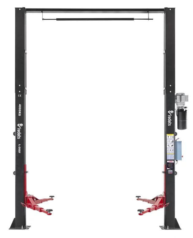 Lift/Élévateur à deux colonnes avec poutre supérieure, automatique, 4T REDATS L-265F (230V)