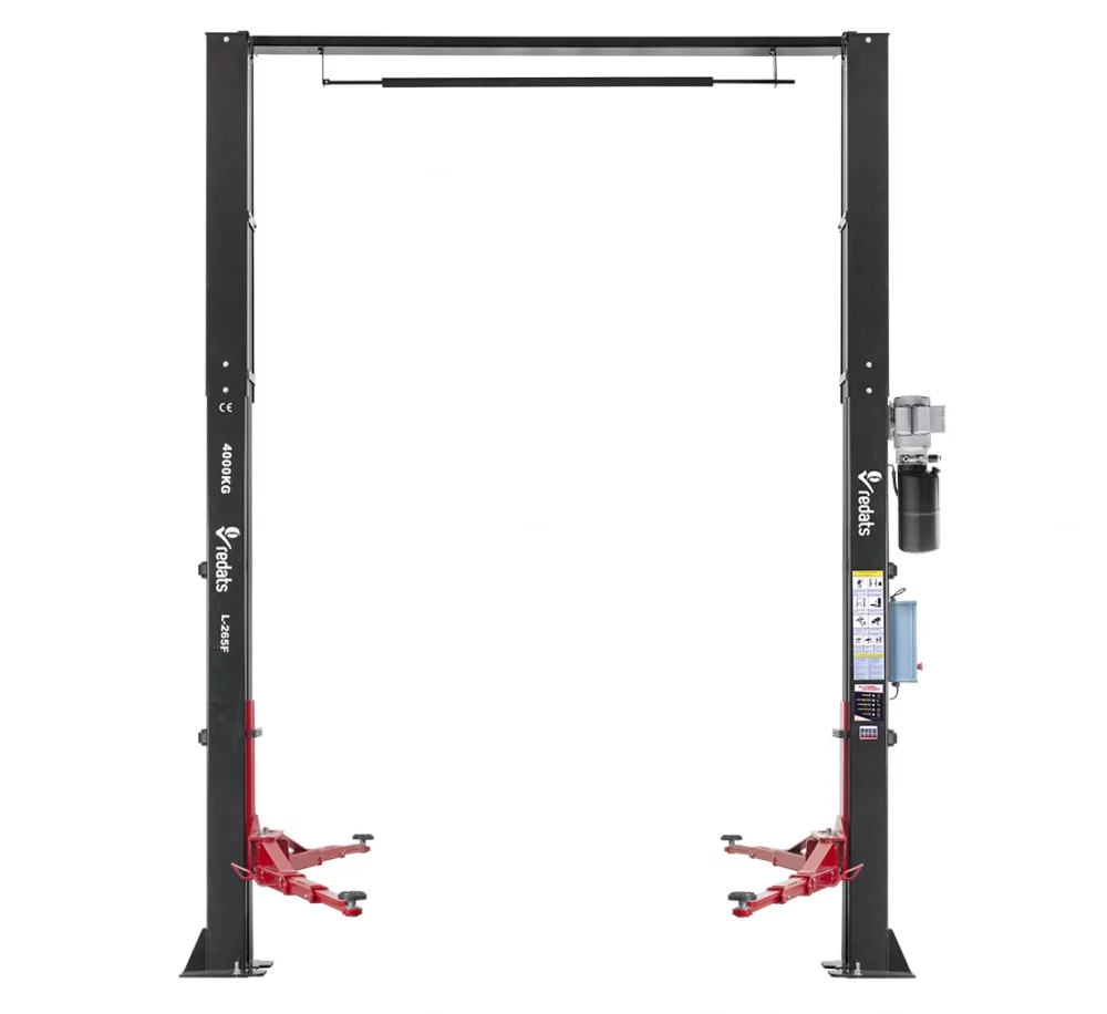 Lift/Élévateur à deux colonnes avec poutre supérieure, automatique, 4T REDATS L-265F (230V)